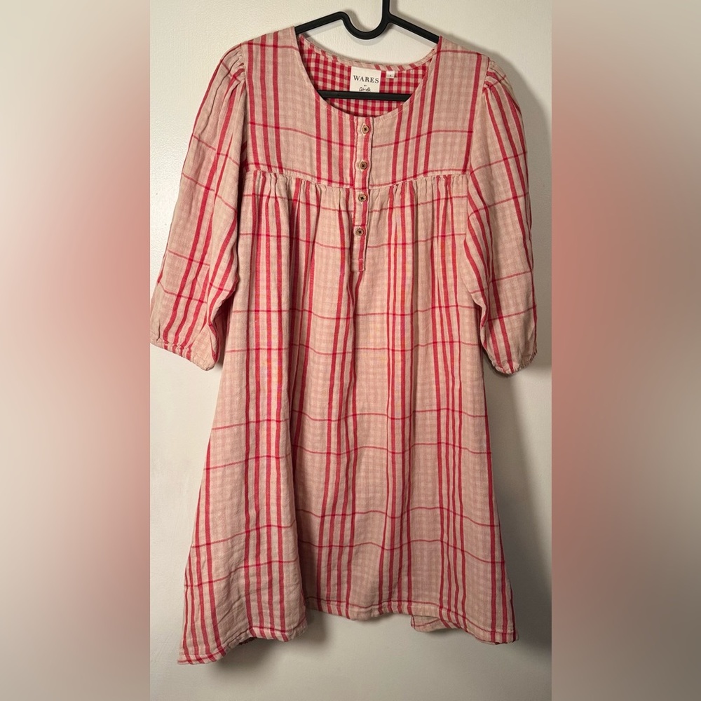 WARES by Olli Ella 100%Organic Cotton Mini Dress Sz Small